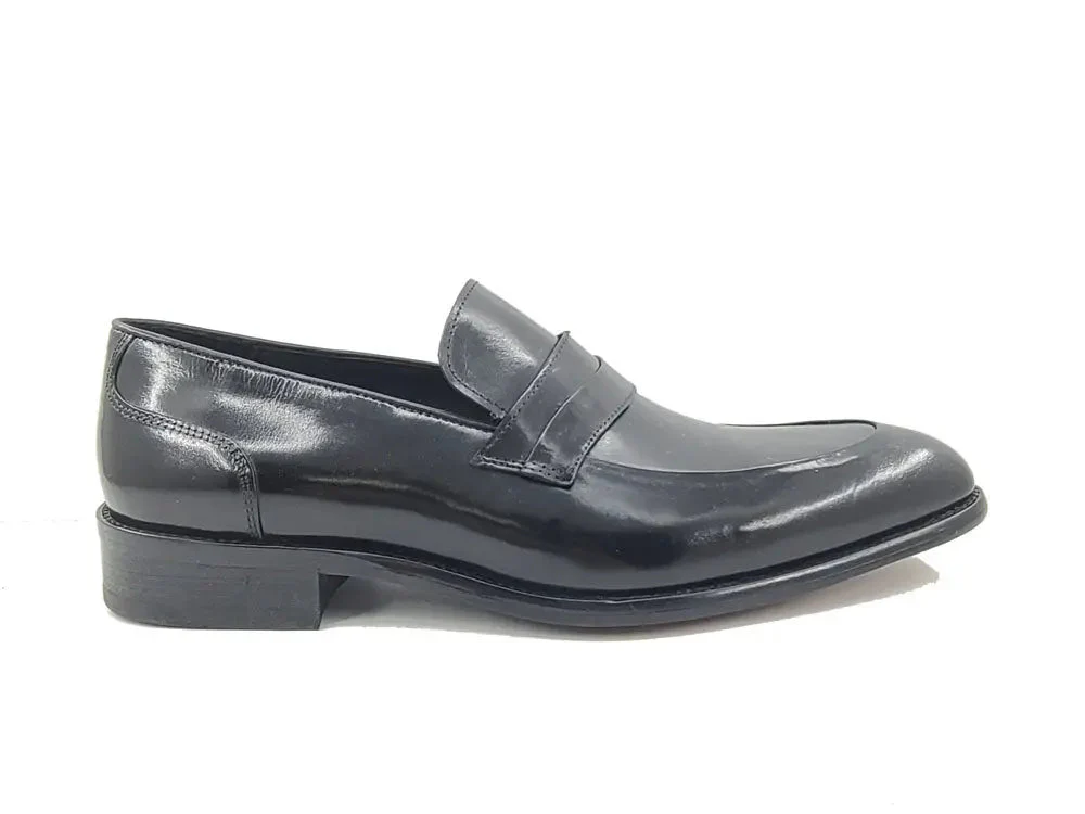 Carrucci Shoes Unknown Brand Modern Classic Penny Loafer Calfskin KS479-11 - Image 10
