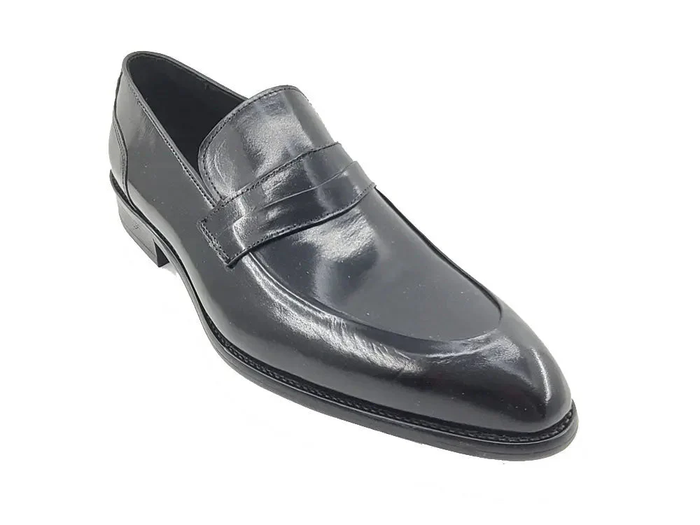 Carrucci Shoes Unknown Brand Modern Classic Penny Loafer Calfskin KS479-11 - Image 12
