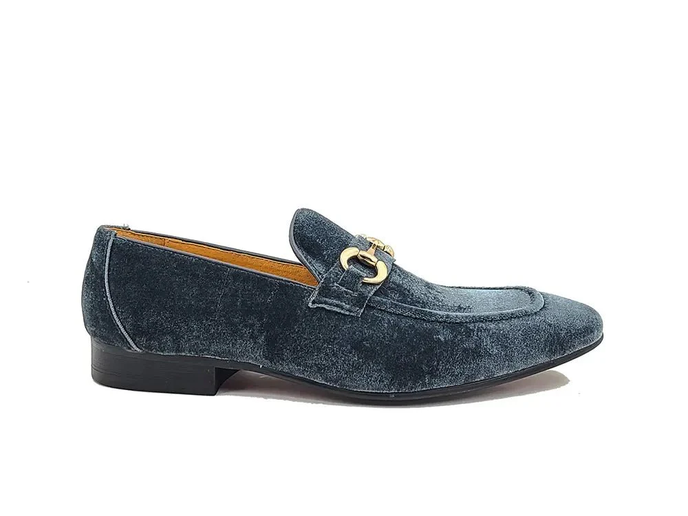 Carrucci Shoes Velvet Buckle Loafer Luxe Everyday Classic Timeless Velvet - Image 11