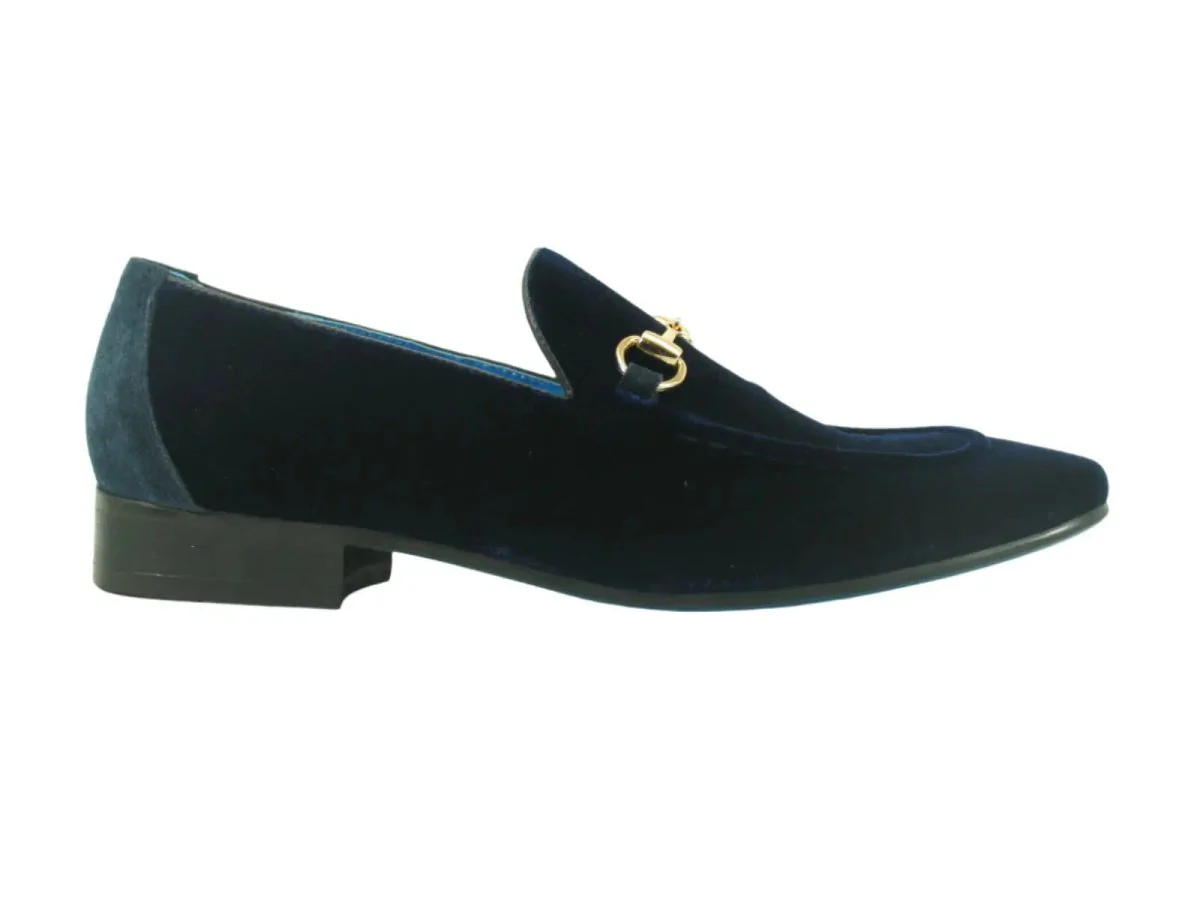 Carrucci Shoes Velvet Buckle Loafer Luxe Everyday Classic Timeless Velvet - Image 13