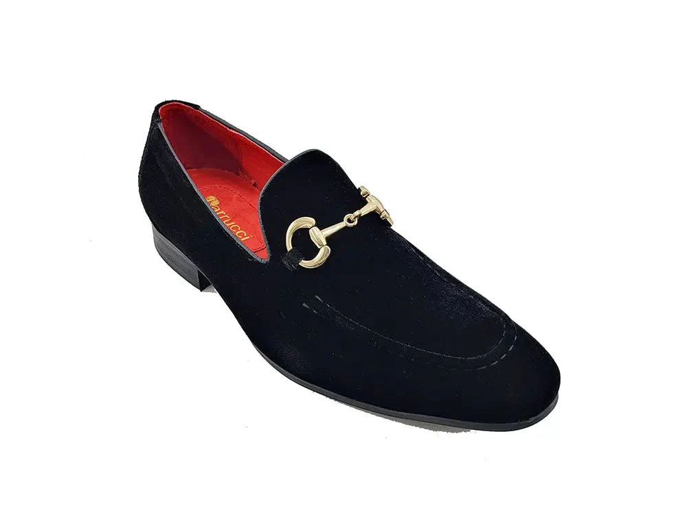Carrucci Shoes Velvet Buckle Loafer Luxe Everyday Classic Timeless Velvet - Image 7