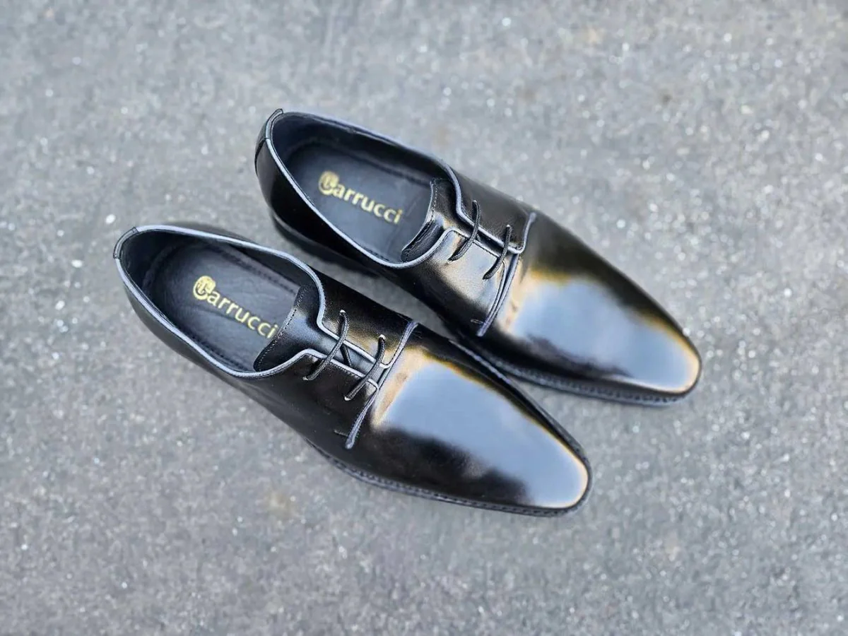 Carrucci Shoes Whole Cut Derby With Lug Sole Lightweight KS480-101 - Image 17