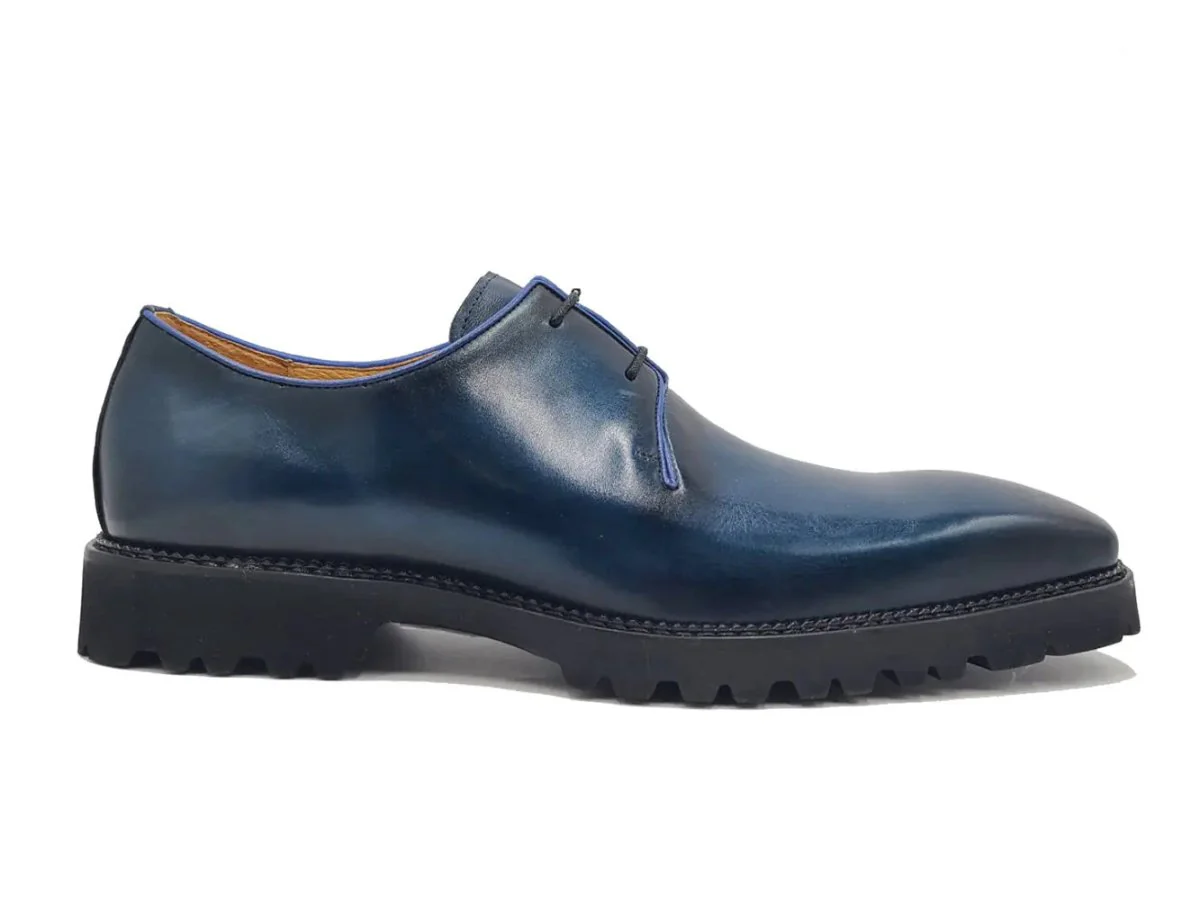 Carrucci Shoes Whole Cut Derby With Lug Sole Lightweight KS480-101 - Image 24