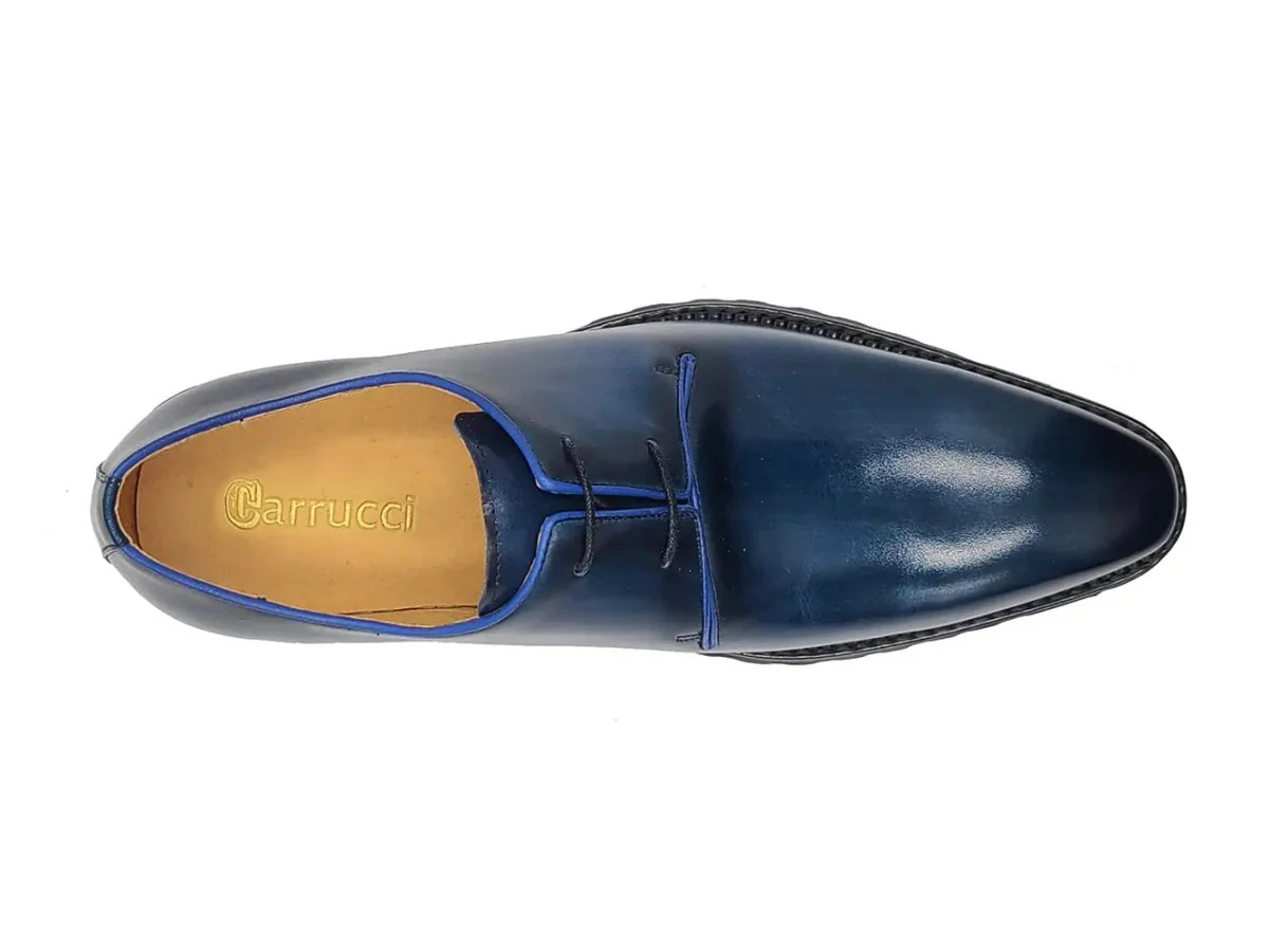 Carrucci Shoes Whole Cut Derby With Lug Sole Lightweight KS480-101 - Image 25
