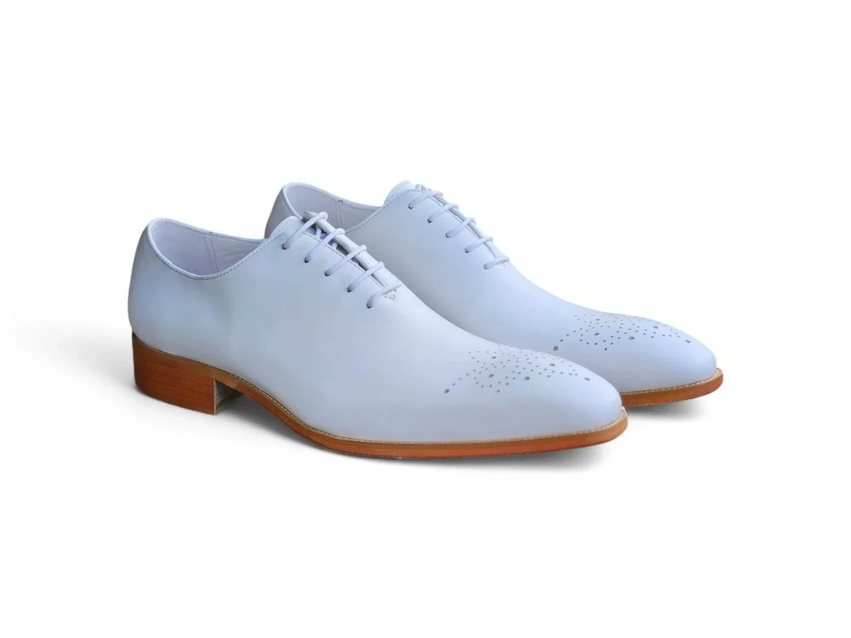 Carrucci Shoes Wholecut Calf Oxford Men's Leather KS503-36 - Image 19