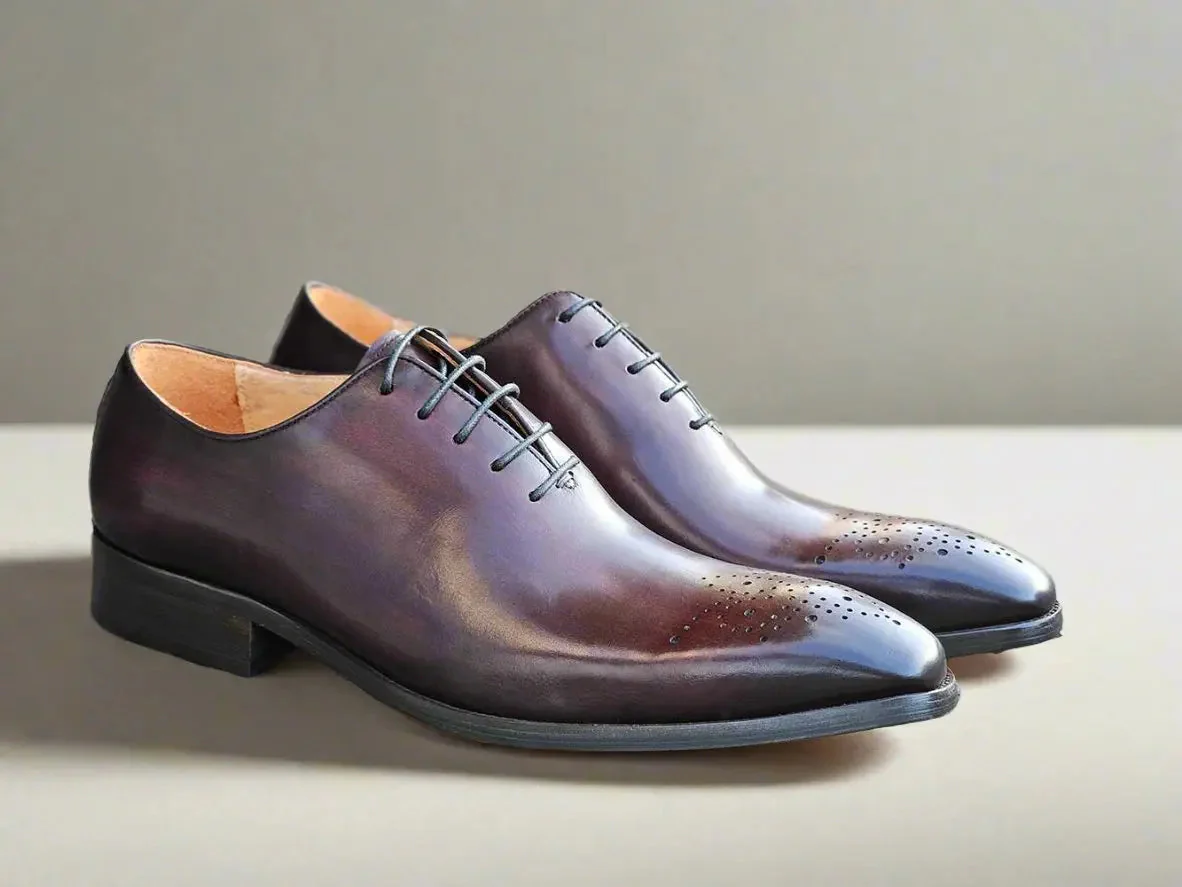 Carrucci Shoes Wholecut Calf Oxford Men's Leather KS503-36 - Image 2