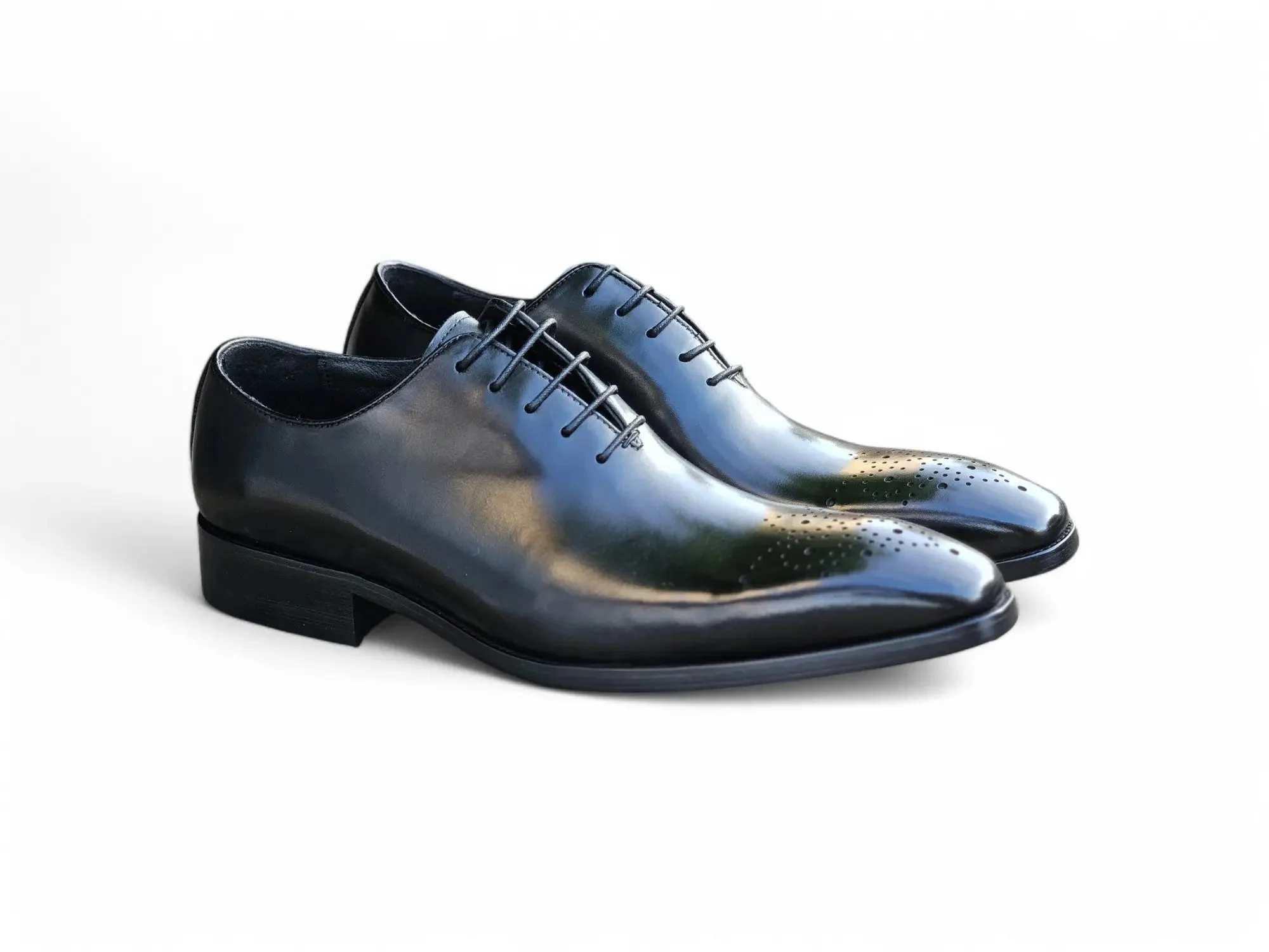 Carrucci Shoes Wholecut Calf Oxford Men's Leather KS503-36 - Image 3