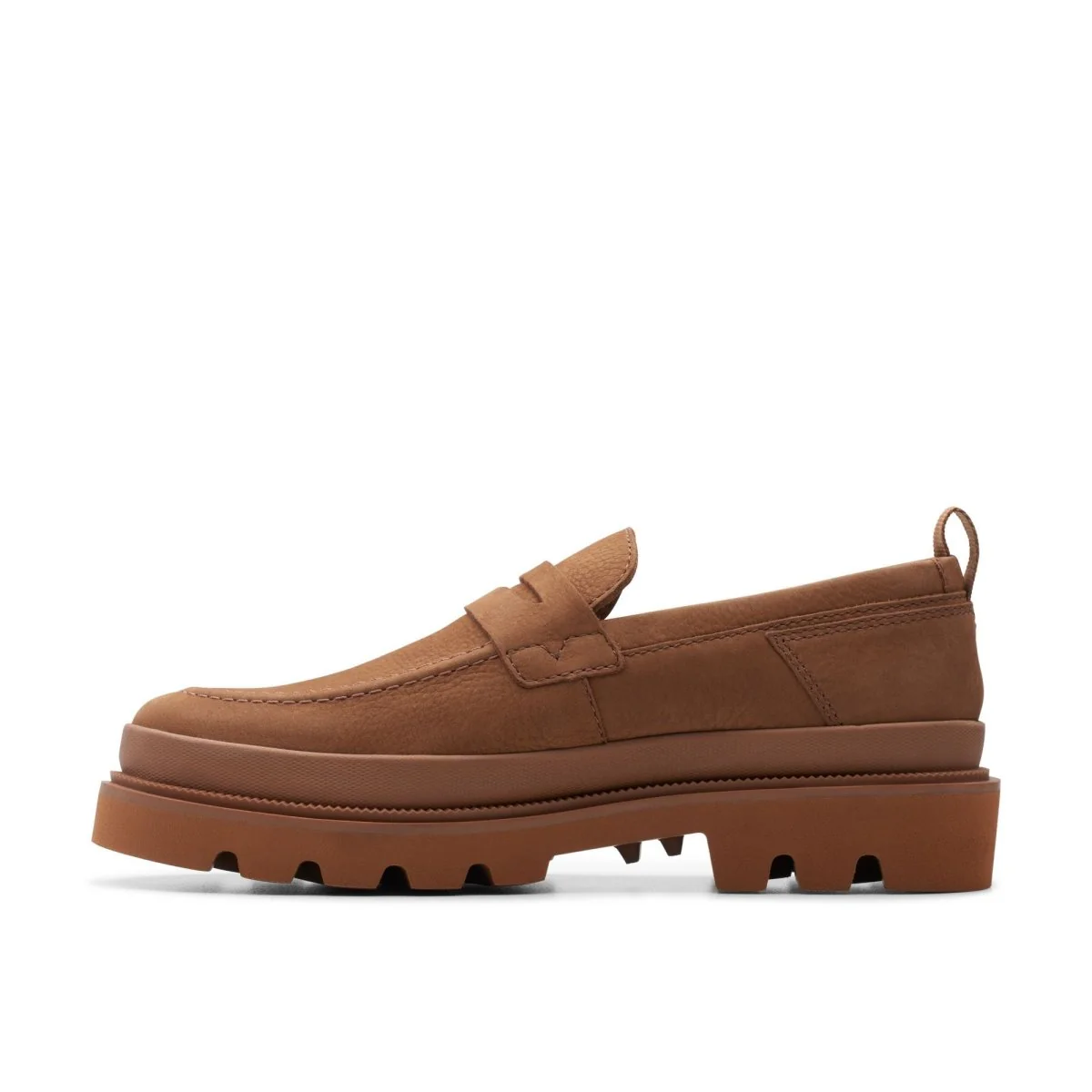 Clarks Originals Badell Step Men’s Shoes – Brown Nubuck Leather – Style 26176092 – Modern Everyday Essential - Image 2