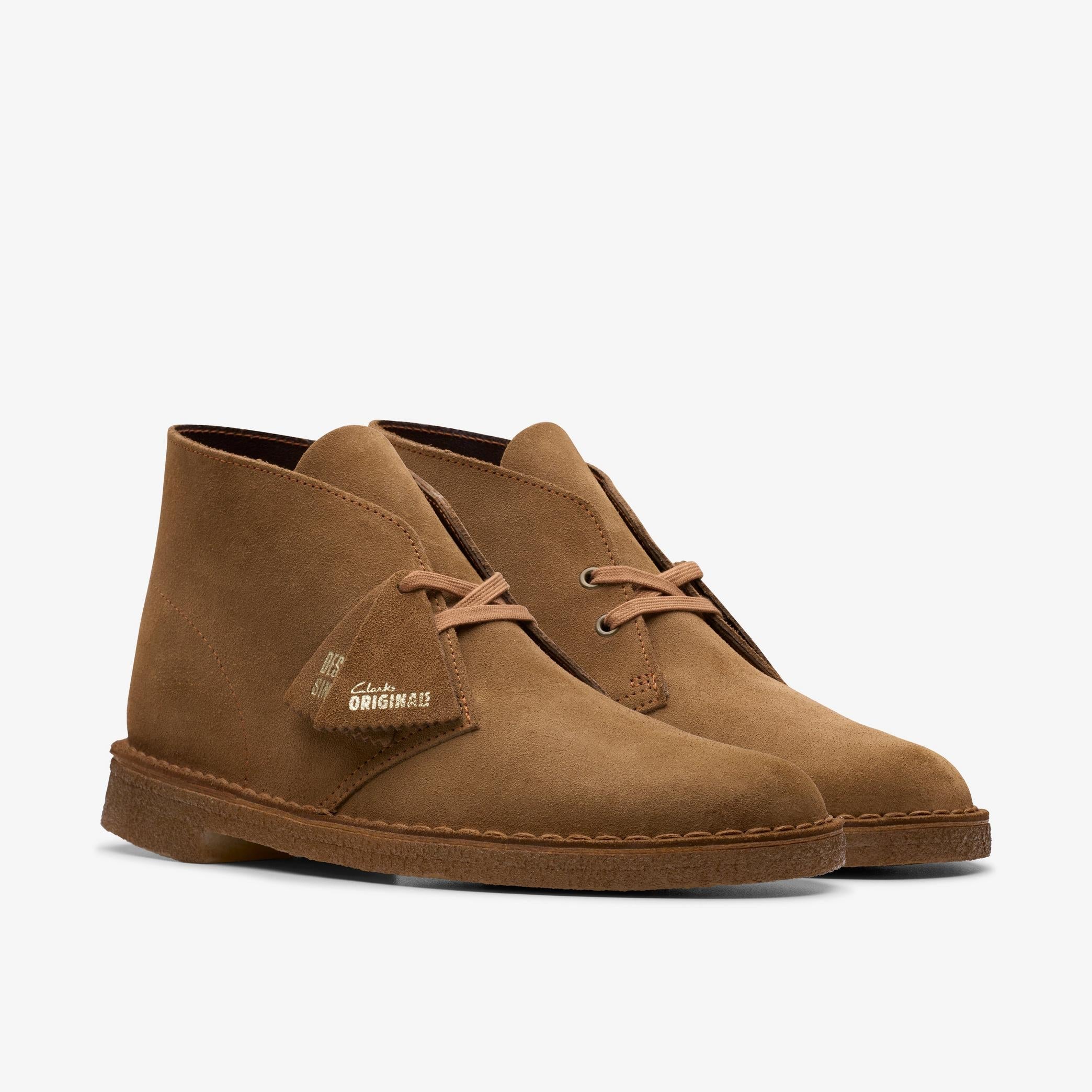 Clarks Originals Desert Boot Men's Cola Suede 26155481 - Image 4