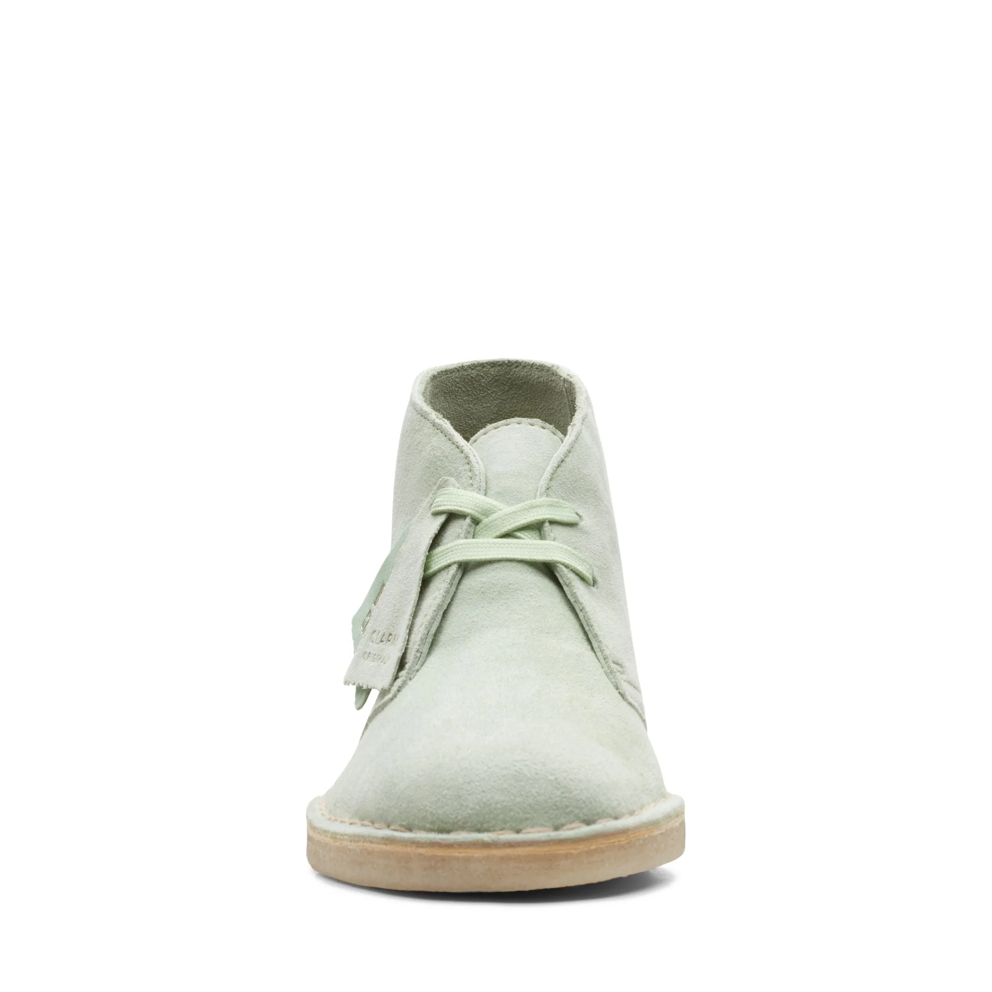 Clarks Originals Desert Boot Women's Pale Green Suede 26165559 - Image 3