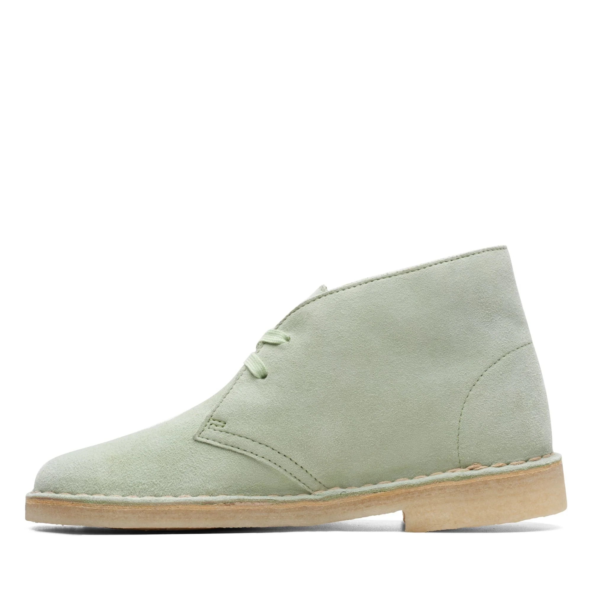 Clarks Originals Desert Boot Women's Pale Green Suede 26165559 - Image 5