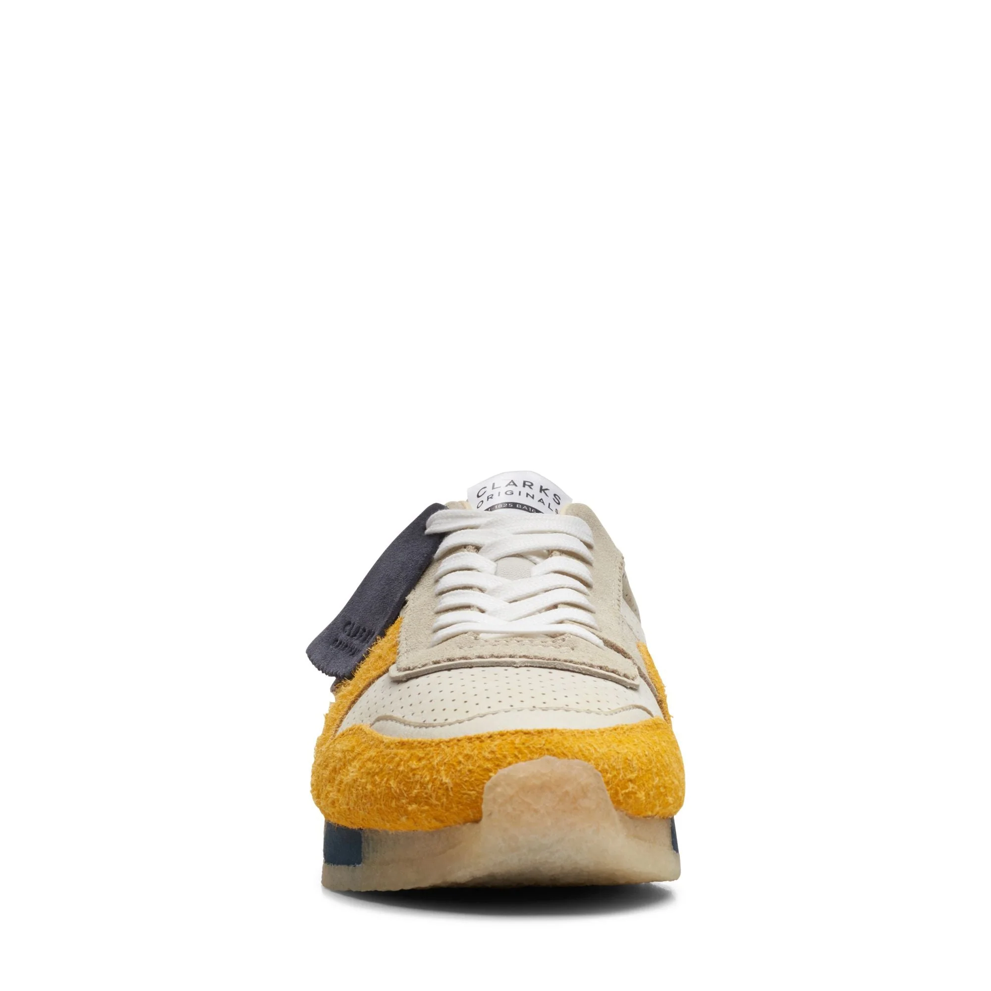 Clarks Originals Tor Run Men's Yellow Combi Suede Sneakers 26165542 - Image 6
