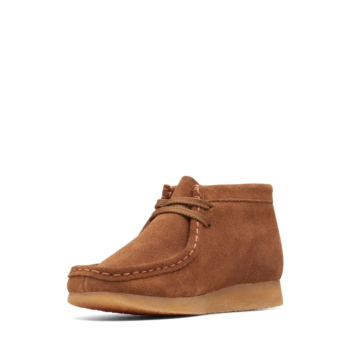 Clarks Originals Wallabee Boot Kids’ Brown Leather 26169804 - Image 4