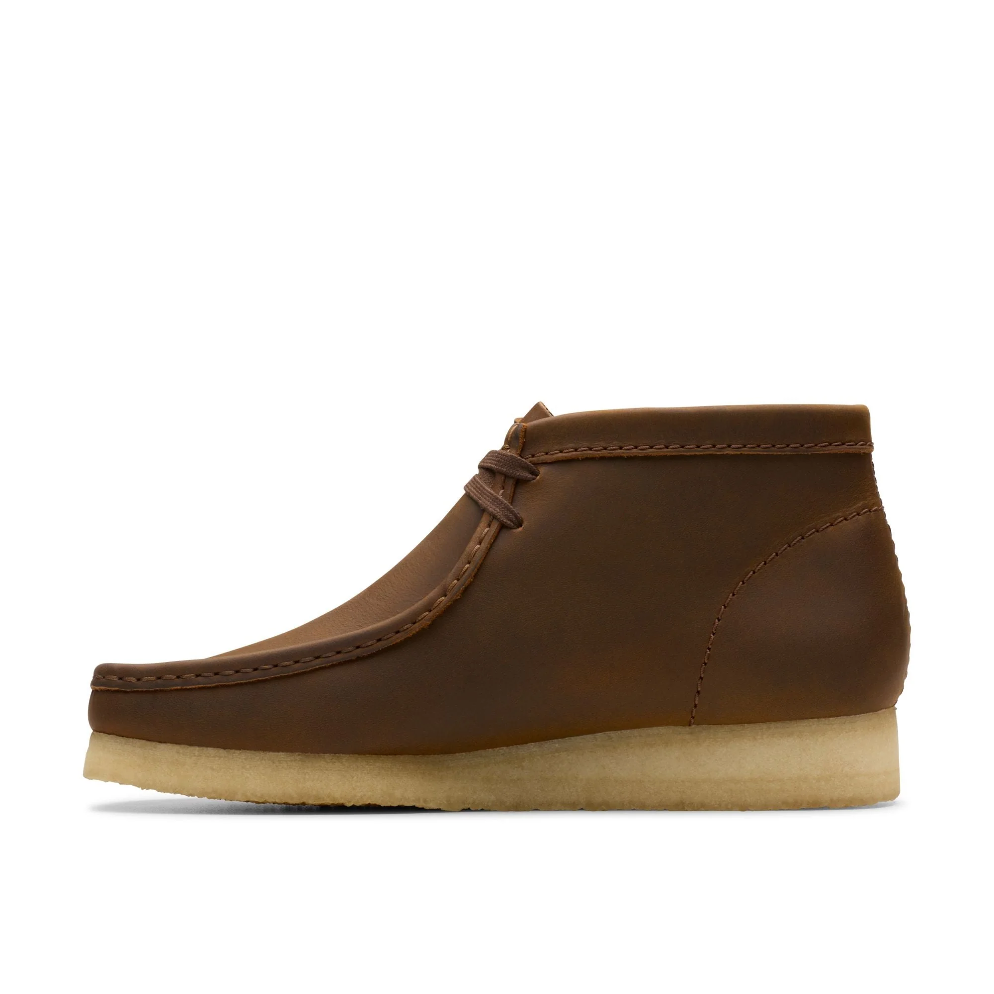 Clarks Originals Wallabee Boot Men’s – Beeswax Leather Crepe Sole Classic 26155513 - Image 2