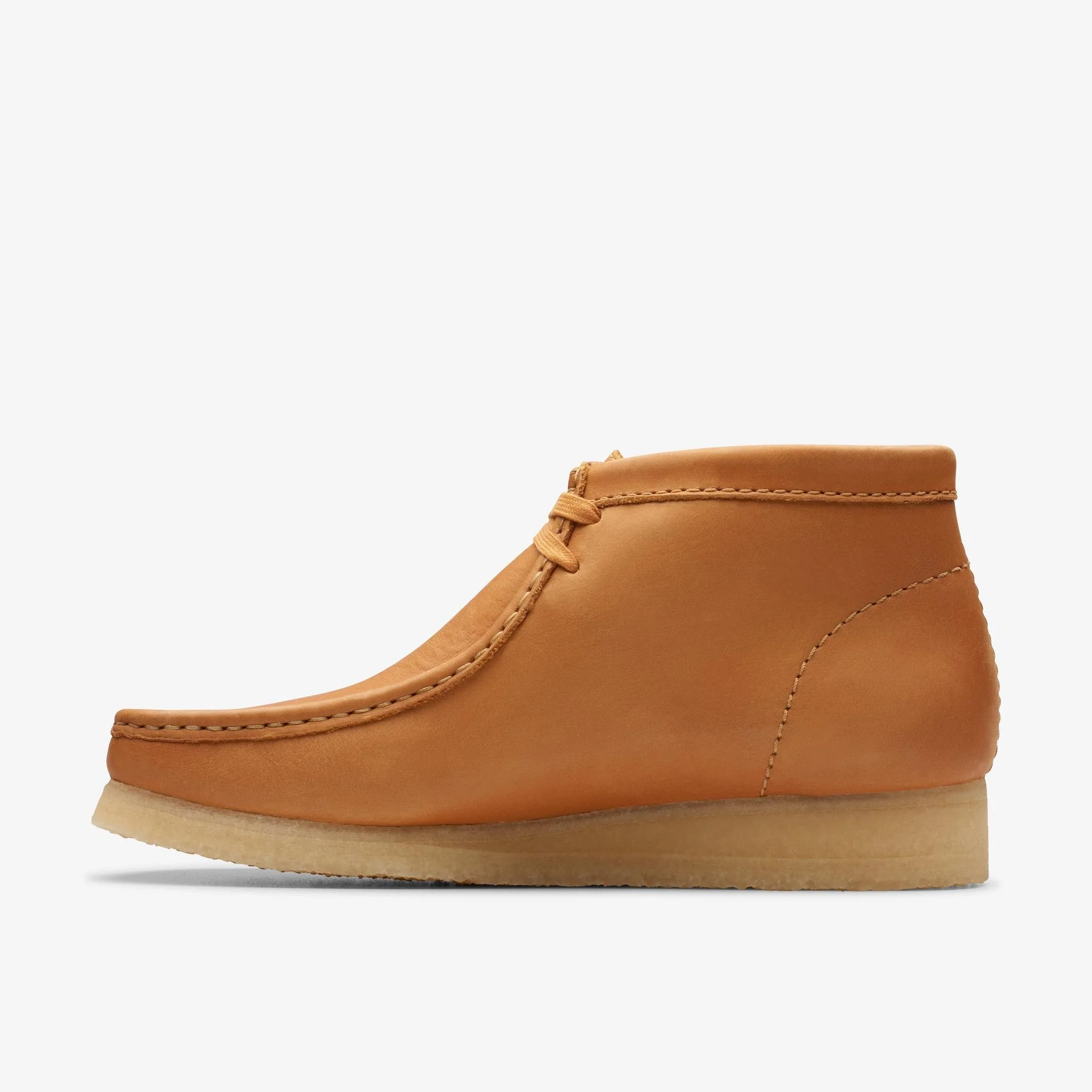 Clarks Originals Wallabee Boot Men's Tan Caramel Leather 26176627 - Image 2