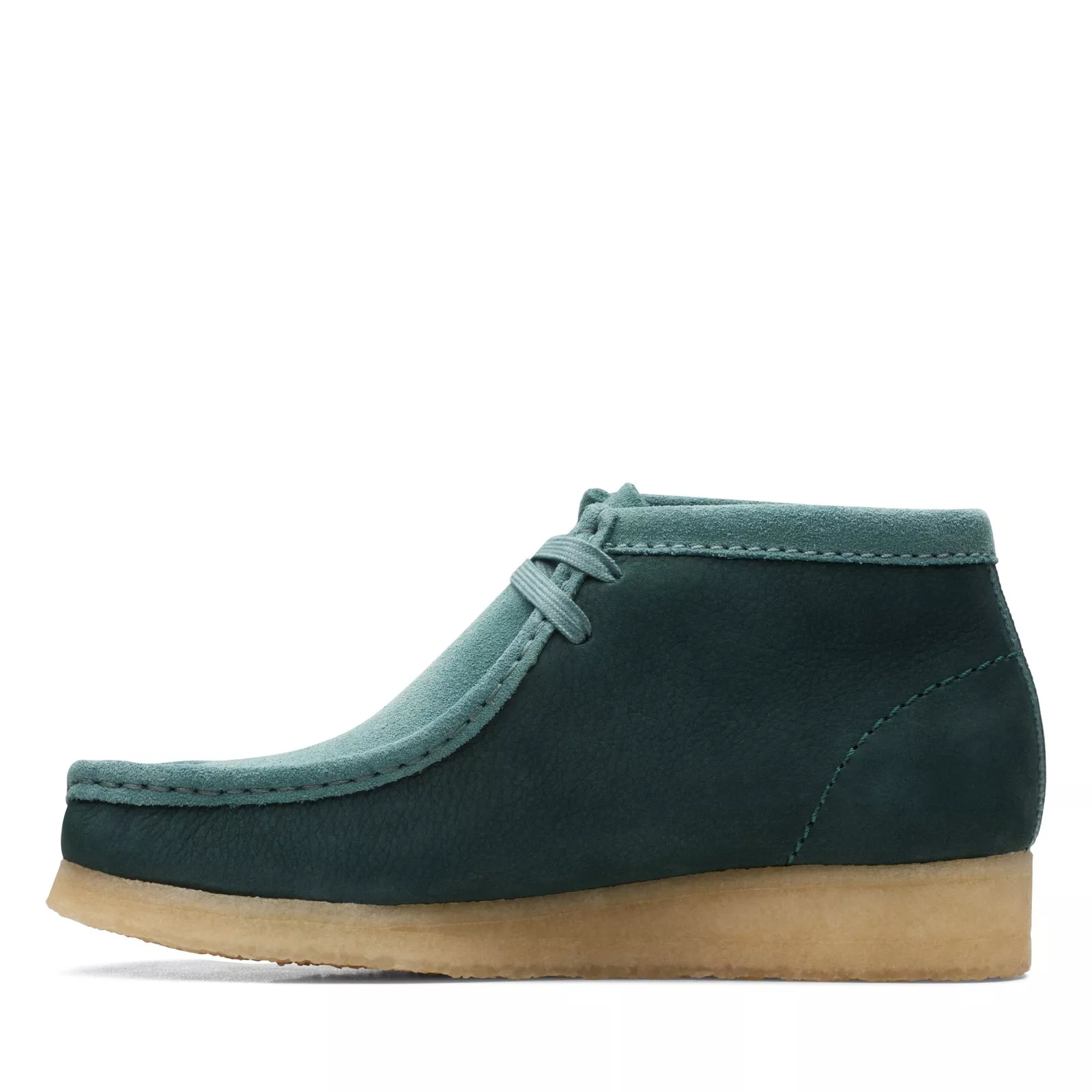 Clarks Originals Wallabee Boot Women’s Teal Combi Suede 26167942 - Image 2