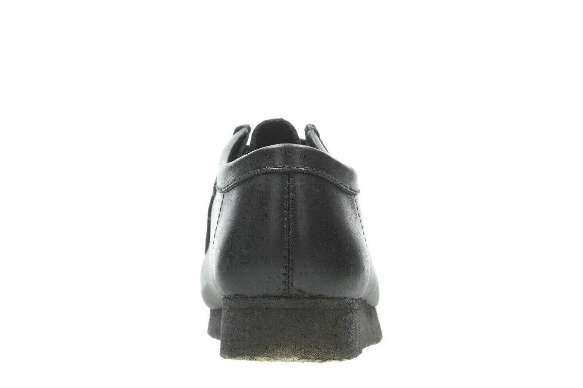 Clarks Originals Wallabee Low Men's Black Leather 26155514 - Image 5