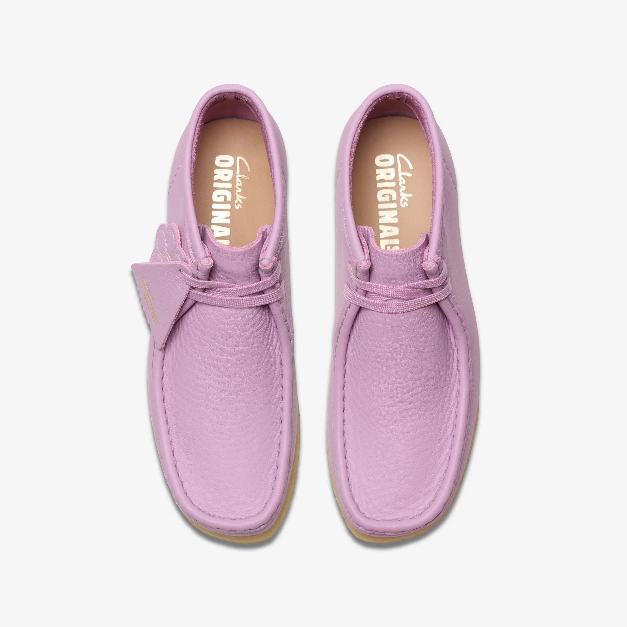 Clarks Orignals Wallabee Boot Women's Mauve Purple Leather 26180648 - Image 6