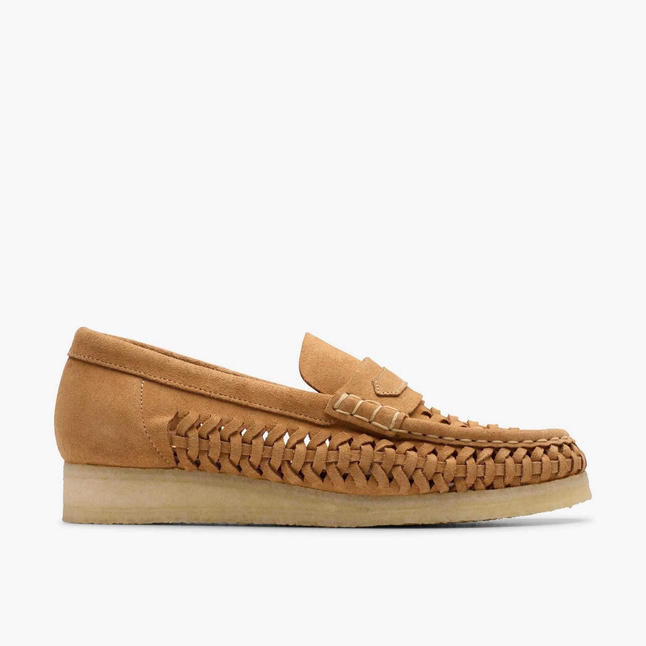 Clarks Women’s WB Weave Woven Loafer – Slip-On Comfort Casual Shoe 26180623