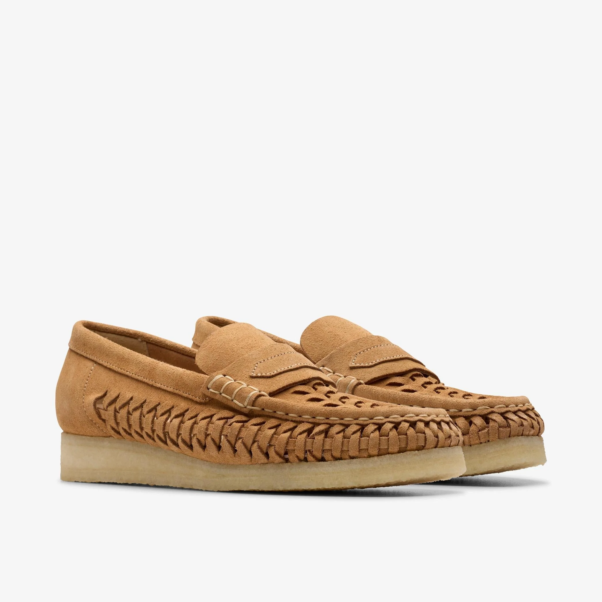 Clarks Women’s WB Weave Woven Loafer – Slip-On Comfort Casual Shoe 26180623 - Image 4