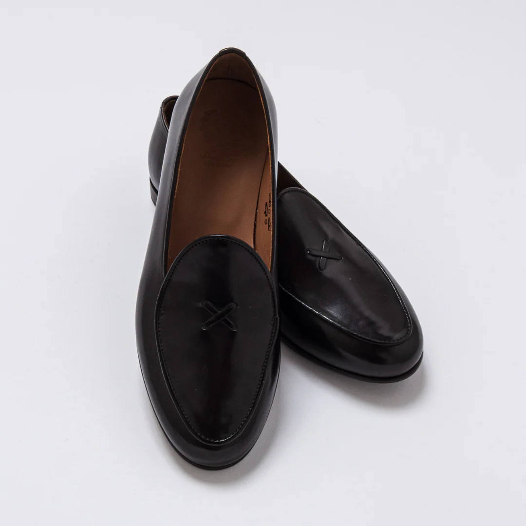 Del Toro Shoes Men's Black Leather Milano Loafer - Image 3