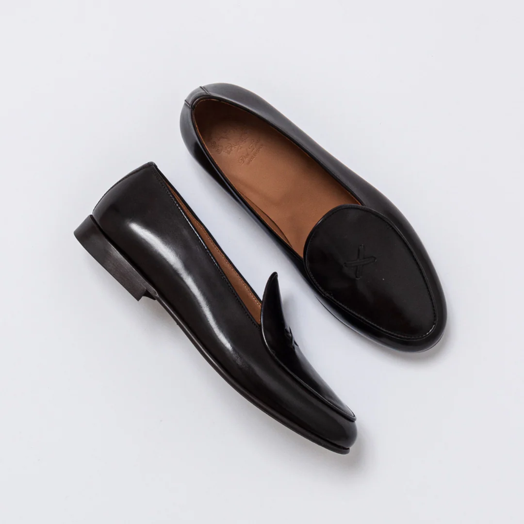 Del Toro Shoes Men's Black Leather Milano Loafer - Image 5