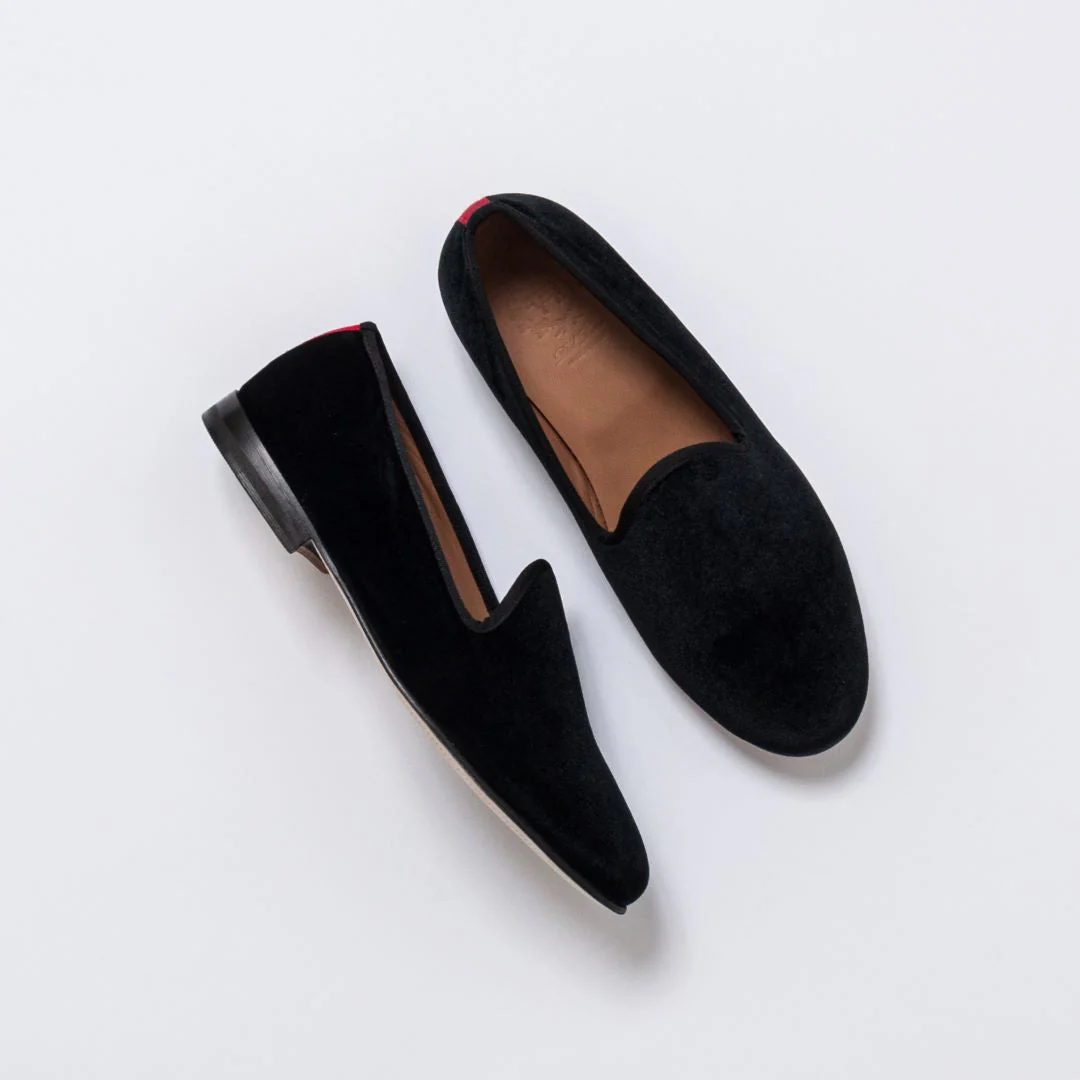Del Toro Shoes Men's Black Velvet Slipper II - Image 3