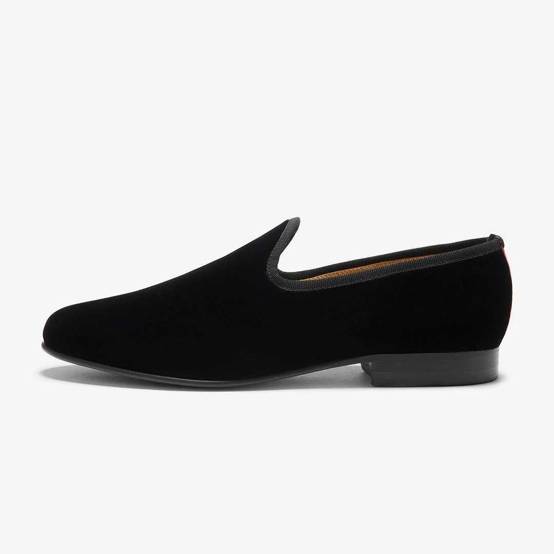 Del Toro Shoes Men's Black Velvet Slipper II - Image 5