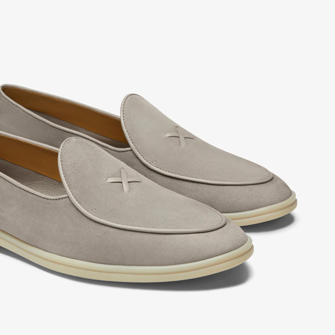 Del Toro Shoes Men's Grigio Suede Viaggio Loafer - Image 3