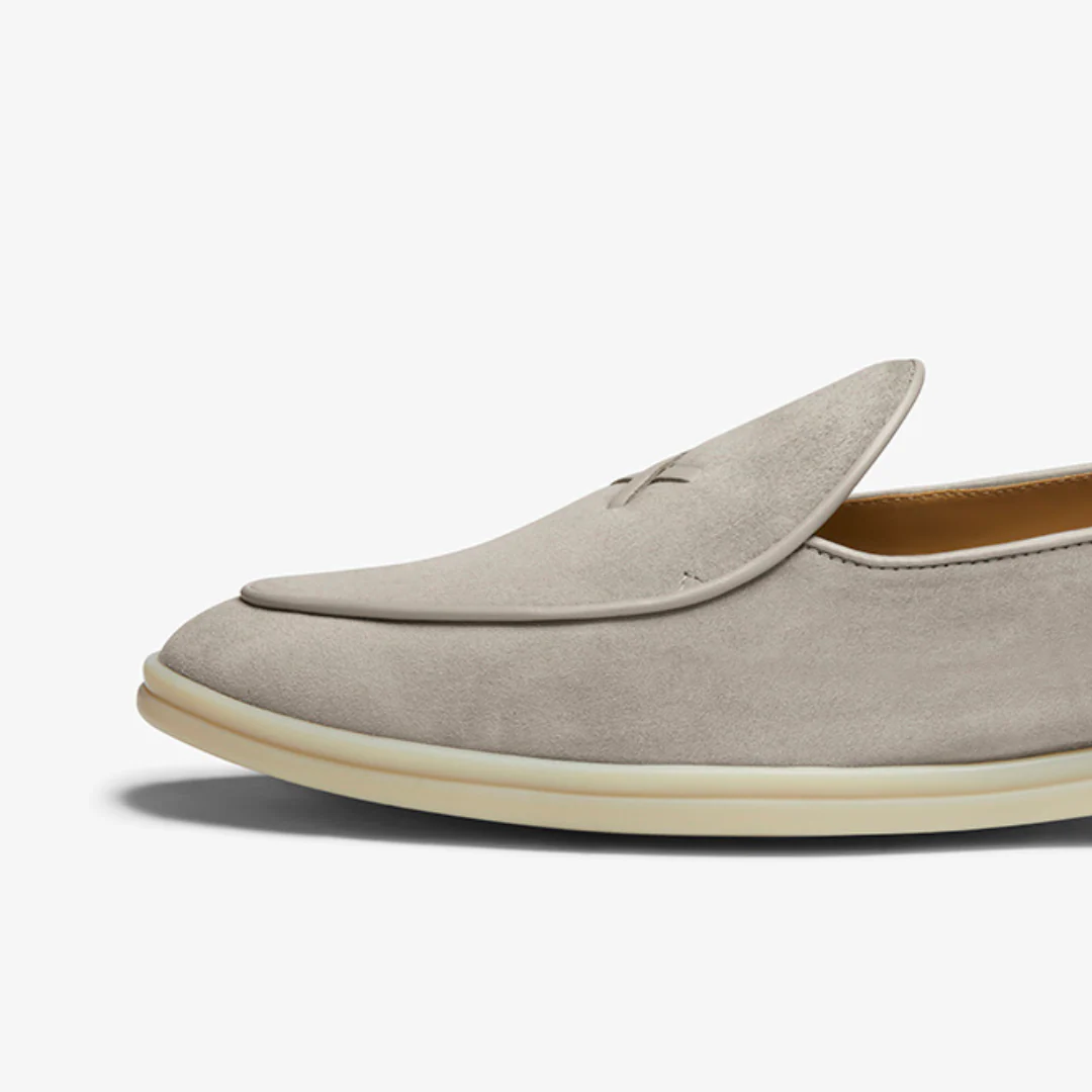 Del Toro Shoes Men's Grigio Suede Viaggio Loafer - Image 6