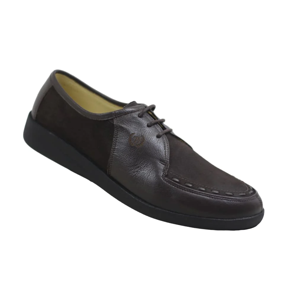 Johnny Famous Bally Style Delancey Men’s Low Tops – Brown Leather – Vintage 80s Vibe - Image 3