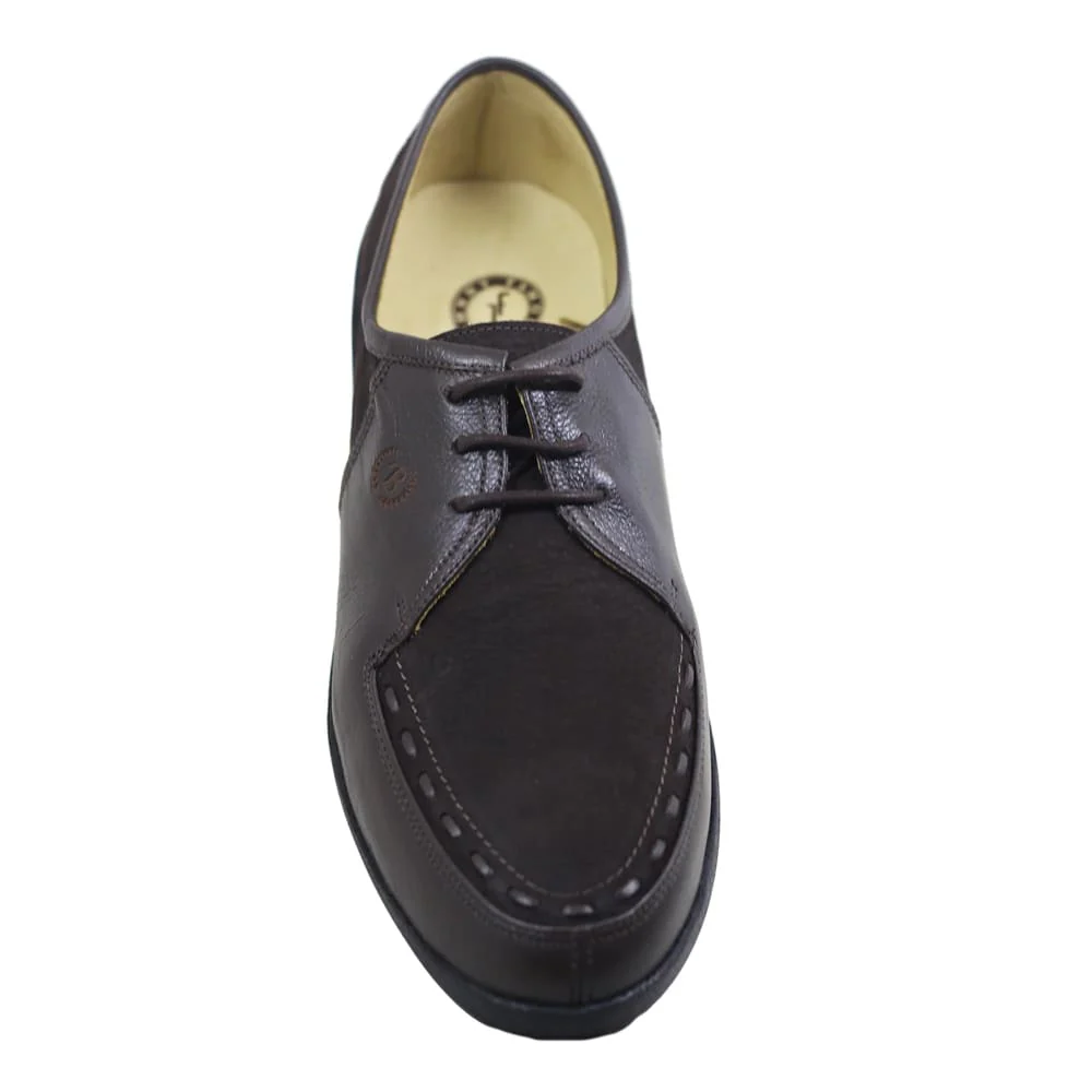 Johnny Famous Bally Style Delancey Men’s Low Tops – Brown Leather – Vintage 80s Vibe - Image 4