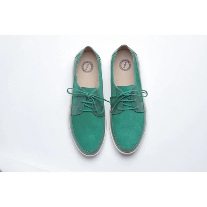 Johnny Famous Bally Style Park West Men's Green Leather and Suede Low Tops - Image 3