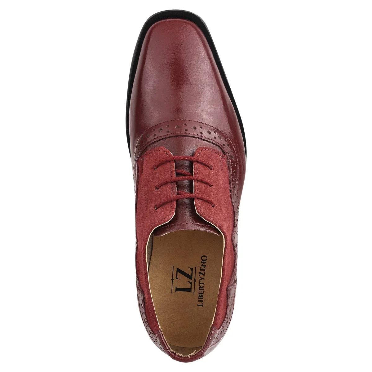 Liberty Zeno Amy Leather Suede Oxford Style Kids Dress Shoes - Image 11