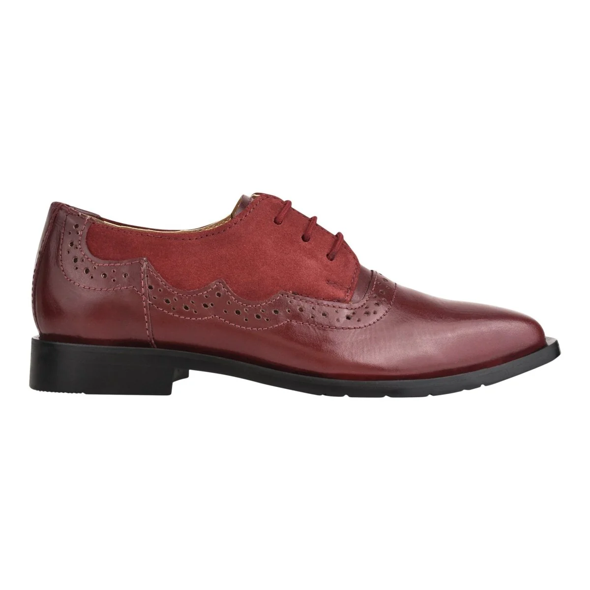 Liberty Zeno Amy Leather Suede Oxford Style Kids Dress Shoes - Image 12