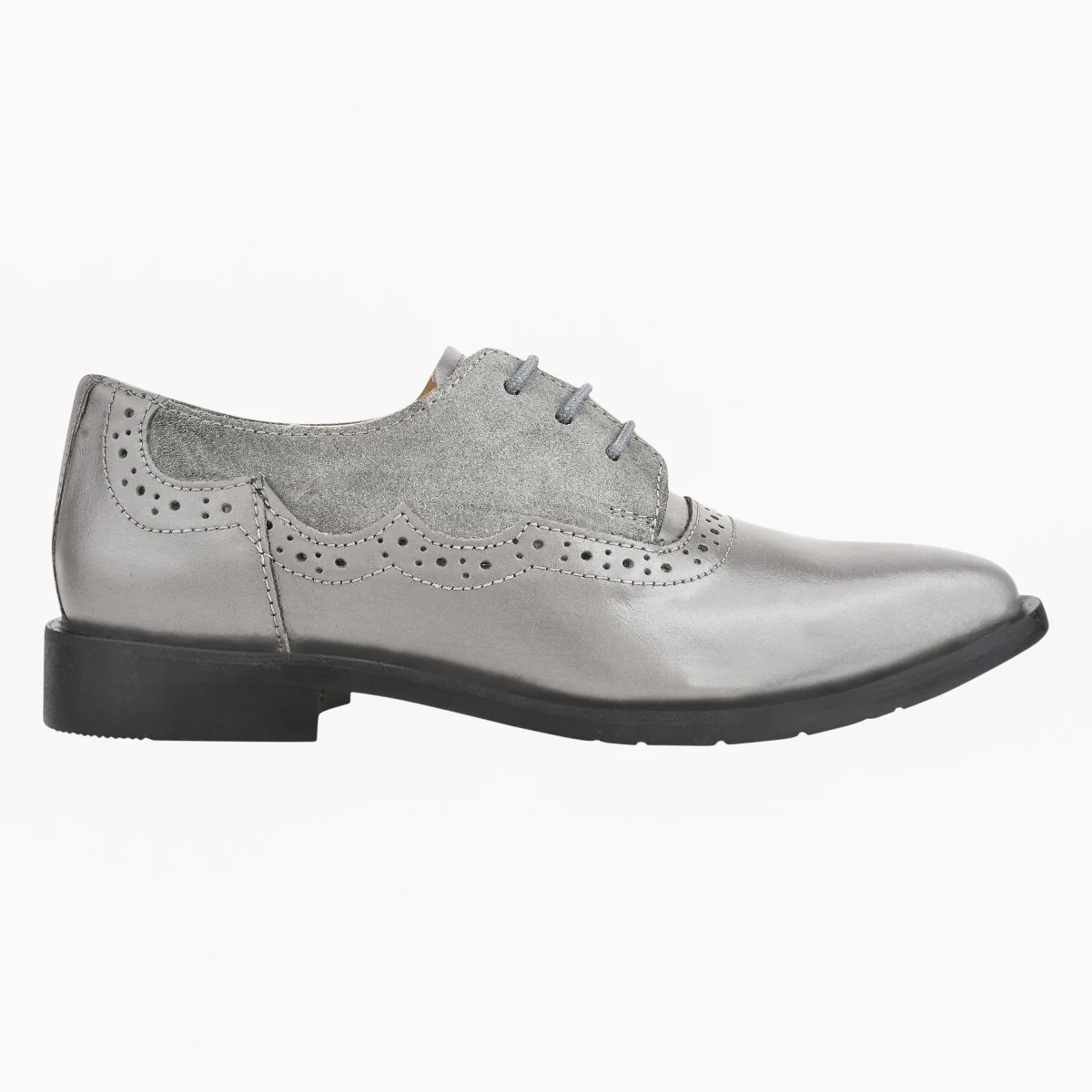 Liberty Zeno Amy Leather Suede Oxford Style Kids Dress Shoes - Image 19