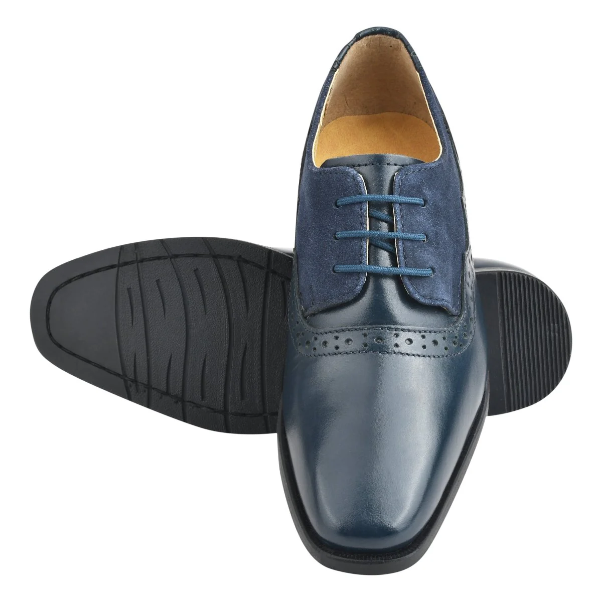 Liberty Zeno Amy Leather Suede Oxford Style Kids Dress Shoes - Image 23