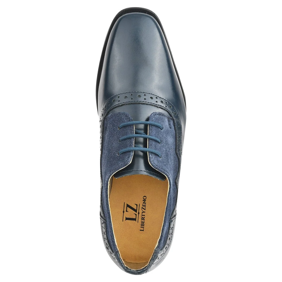 Liberty Zeno Amy Leather Suede Oxford Style Kids Dress Shoes - Image 25