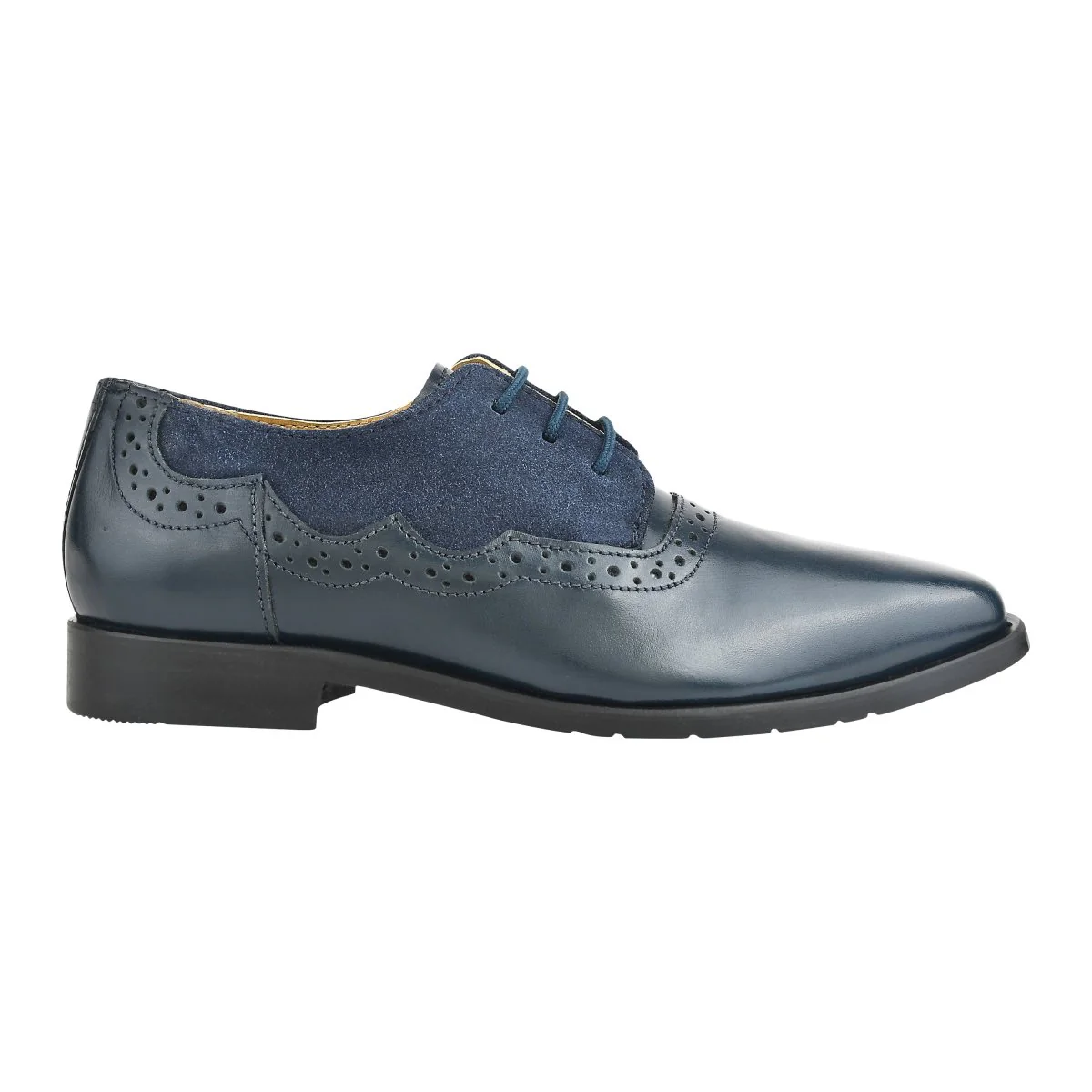 Liberty Zeno Amy Leather Suede Oxford Style Kids Dress Shoes - Image 26