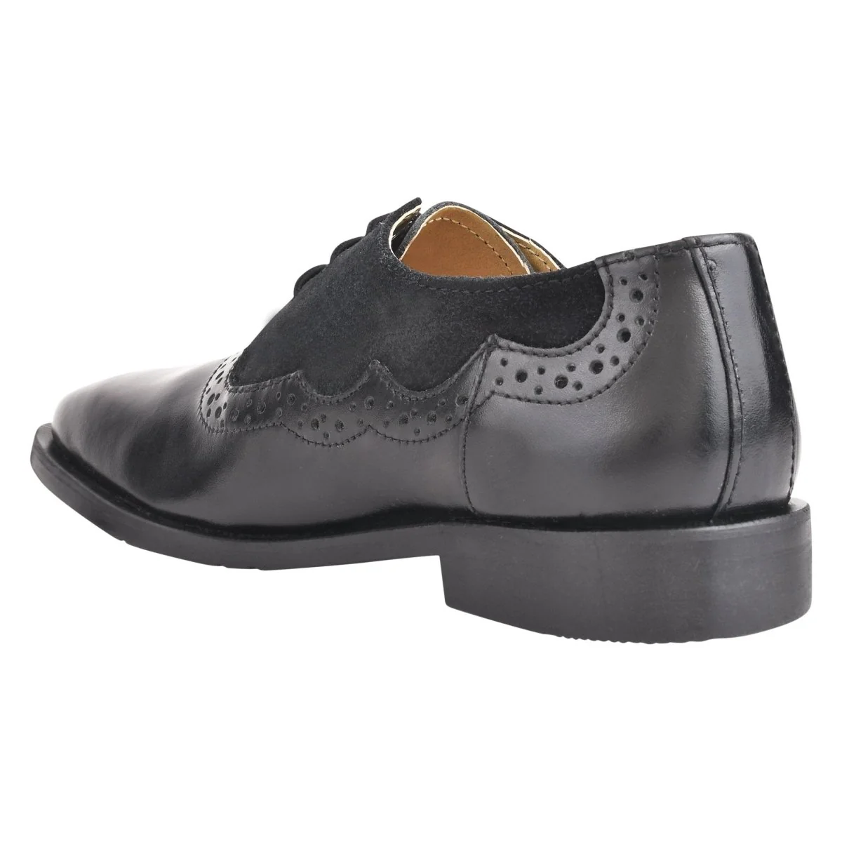 Liberty Zeno Amy Leather Suede Oxford Style Kids Dress Shoes - Image 3