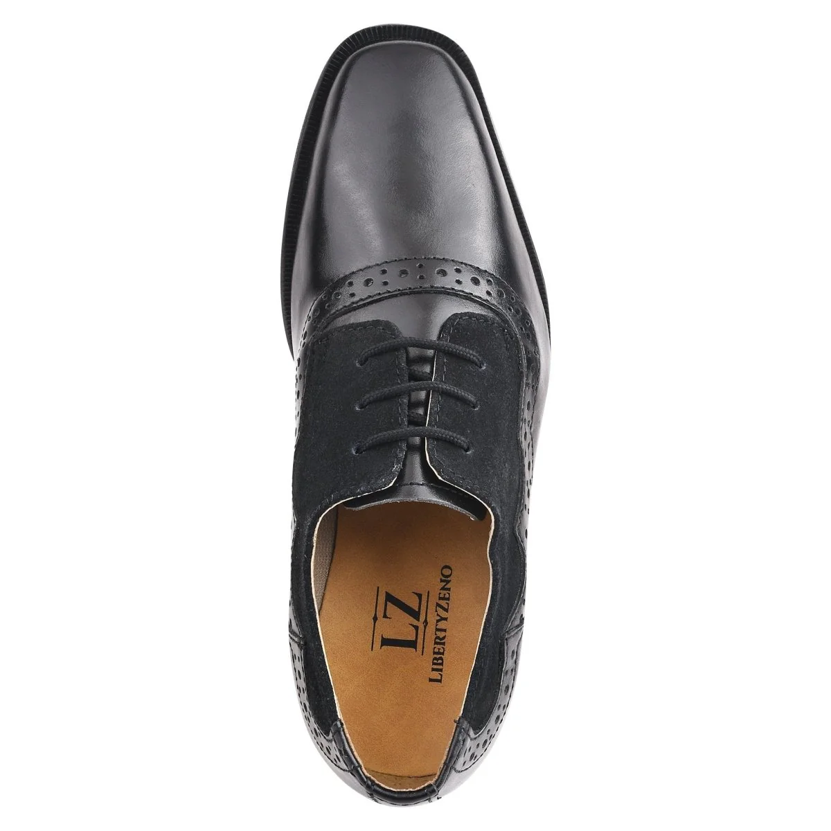 Liberty Zeno Amy Leather Suede Oxford Style Kids Dress Shoes - Image 4