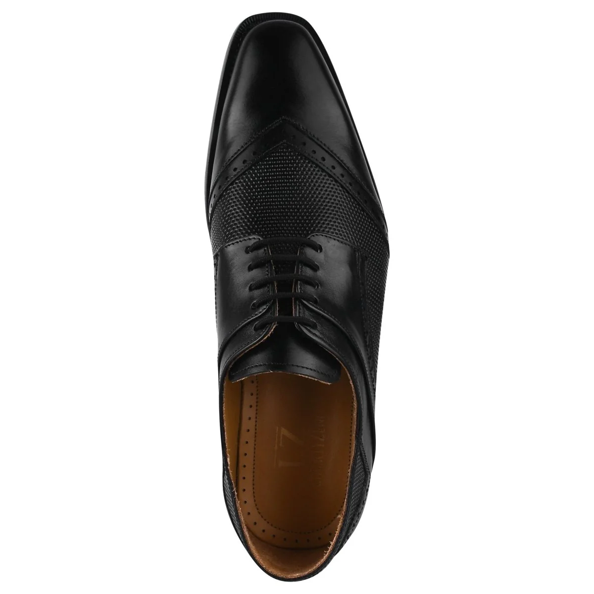 Liberty Zeno Anthony Genuine Leather Oxford Style Tread Design Dress Shoes - Image 11