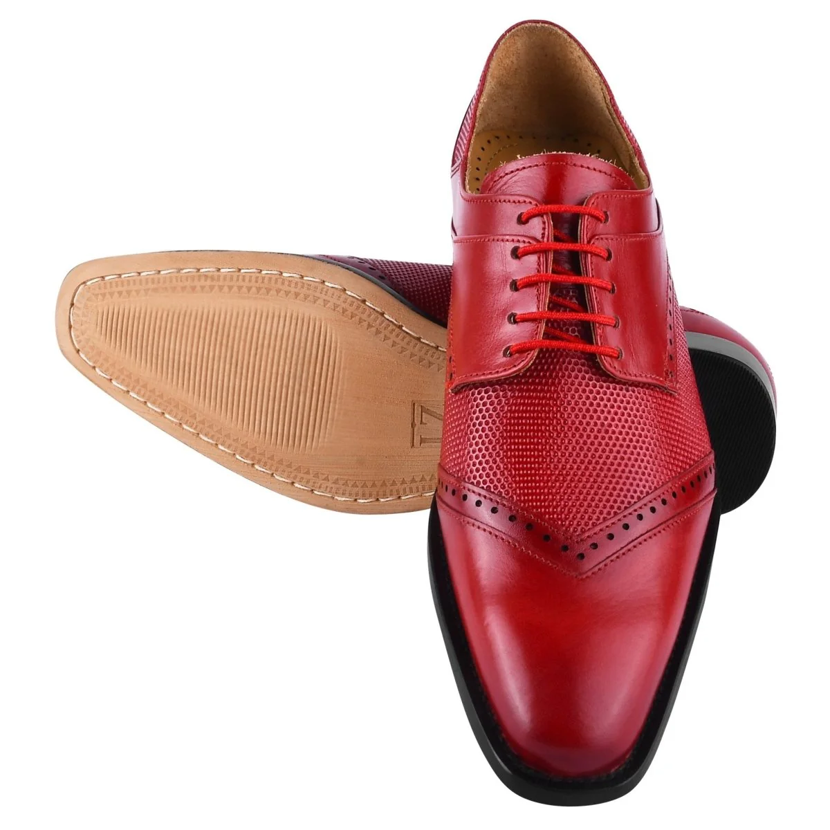 Liberty Zeno Anthony Genuine Leather Oxford Style Tread Design Dress Shoes - Image 2