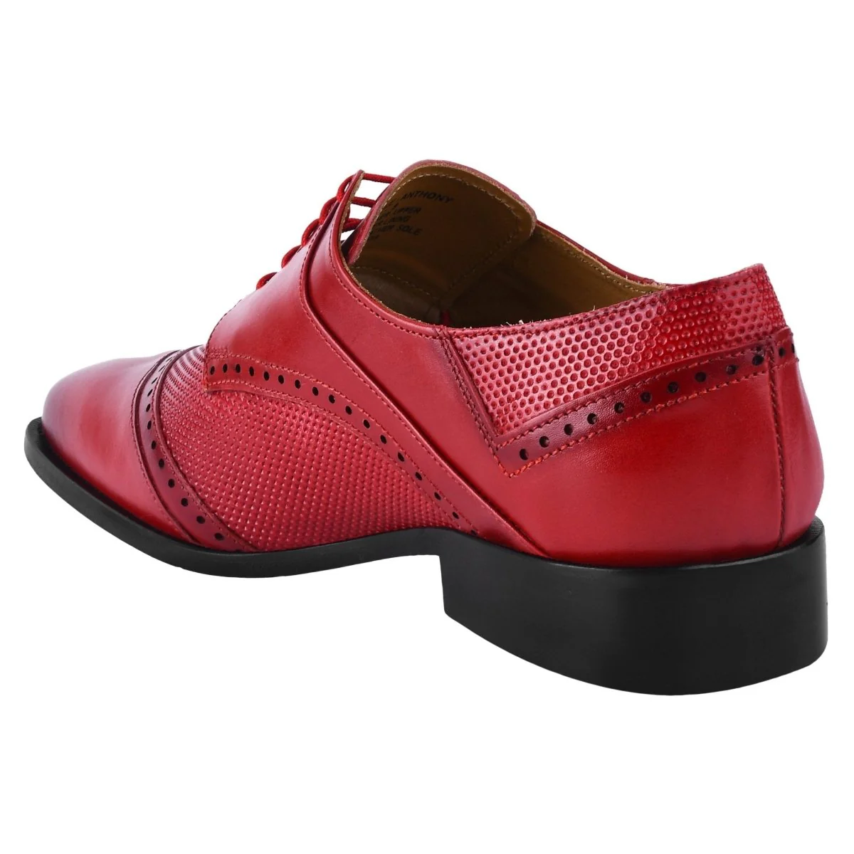 Liberty Zeno Anthony Genuine Leather Oxford Style Tread Design Dress Shoes - Image 3