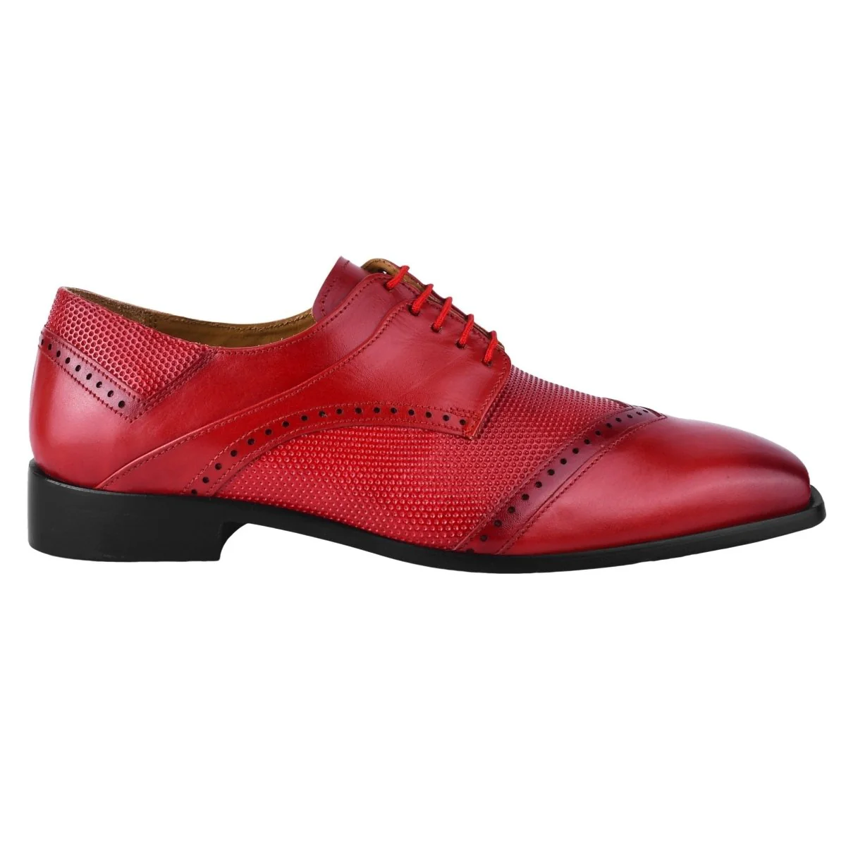 Liberty Zeno Anthony Genuine Leather Oxford Style Tread Design Dress Shoes - Image 5