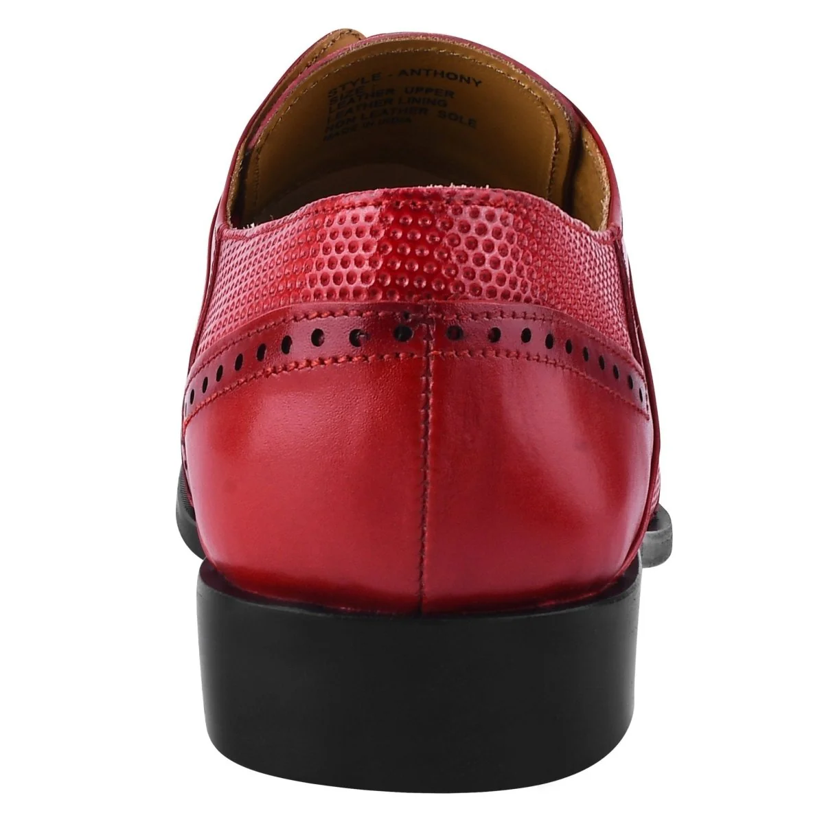 Liberty Zeno Anthony Genuine Leather Oxford Style Tread Design Dress Shoes - Image 6