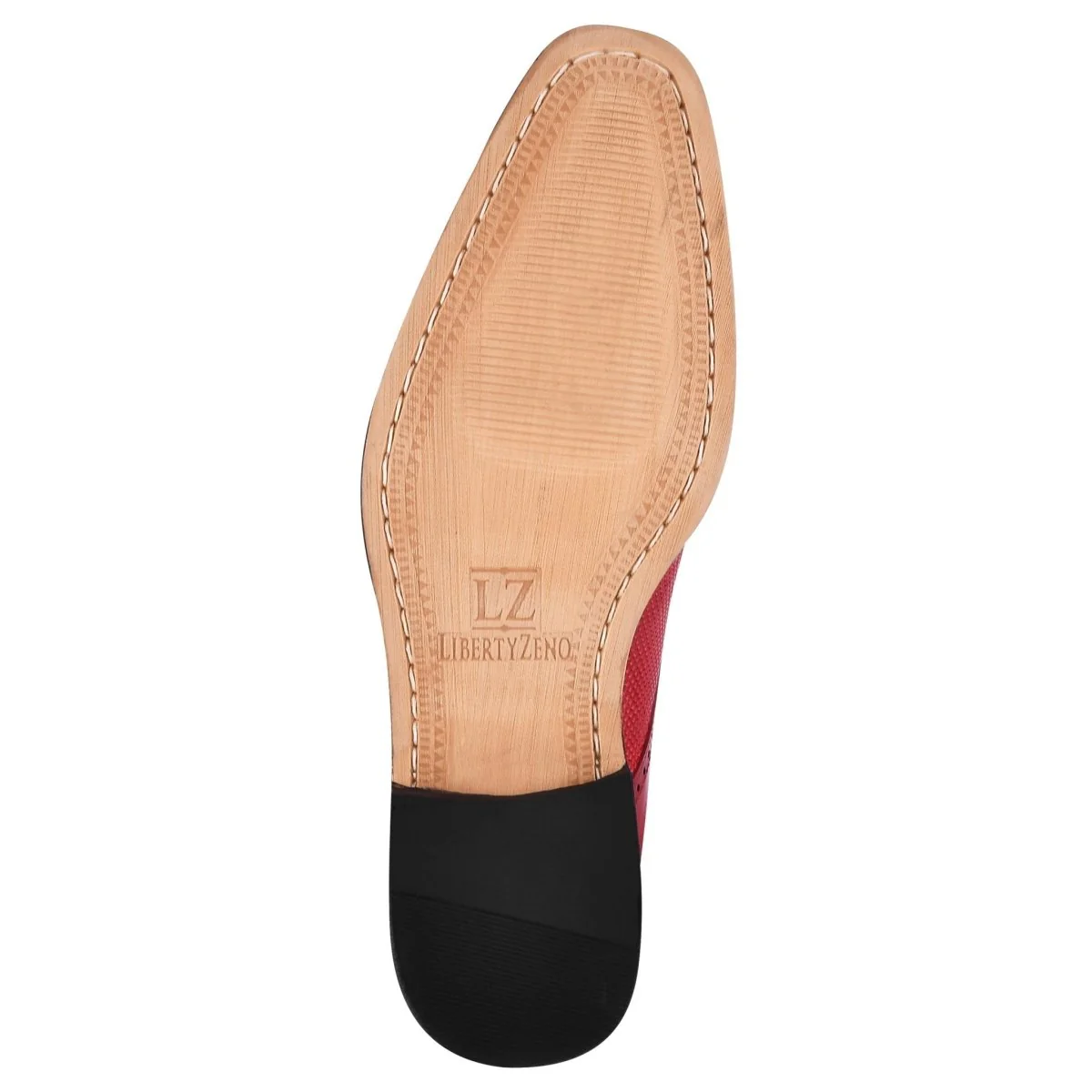Liberty Zeno Anthony Genuine Leather Oxford Style Tread Design Dress Shoes - Image 7