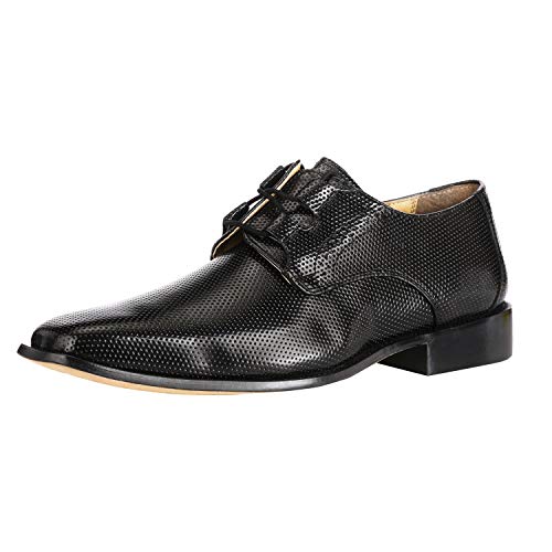 Liberty Zeno Blacktown Genuine Leather Oxford Style Lace-Up Dress Shoes For Men - Image 22