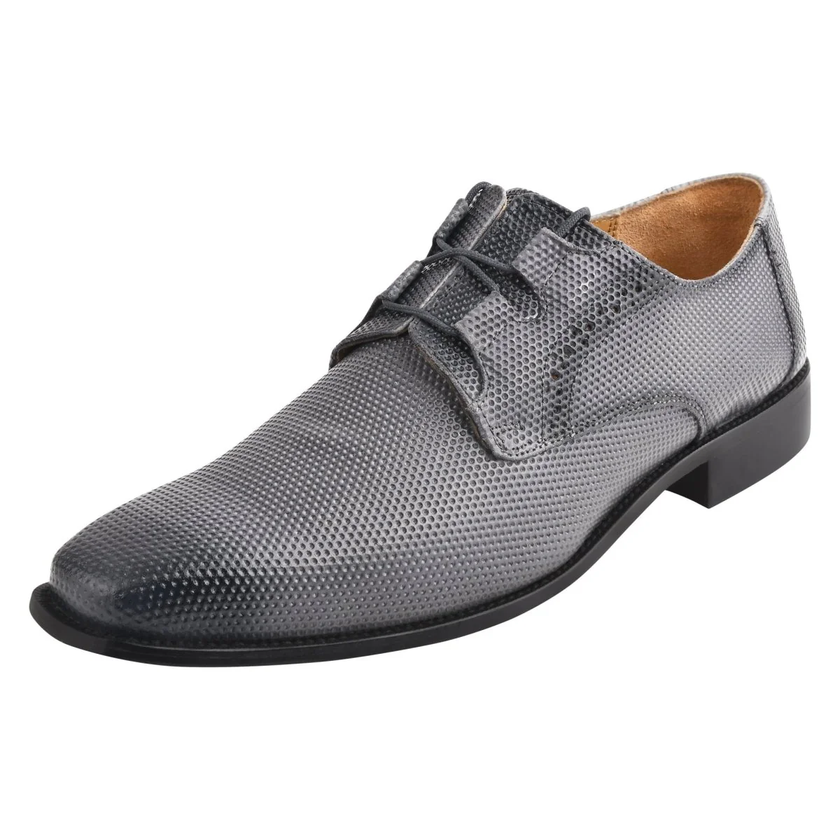 Liberty Zeno Blacktown Genuine Leather Oxford Style Lace-Up Dress Shoes For Men - Image 28