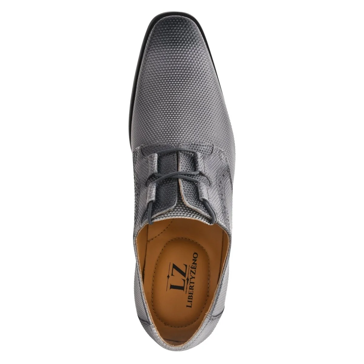 Liberty Zeno Blacktown Genuine Leather Oxford Style Lace-Up Dress Shoes For Men - Image 30